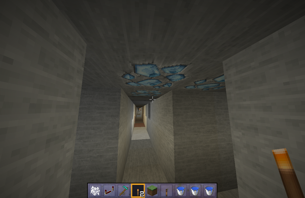 Looking for diamonds in minecraft